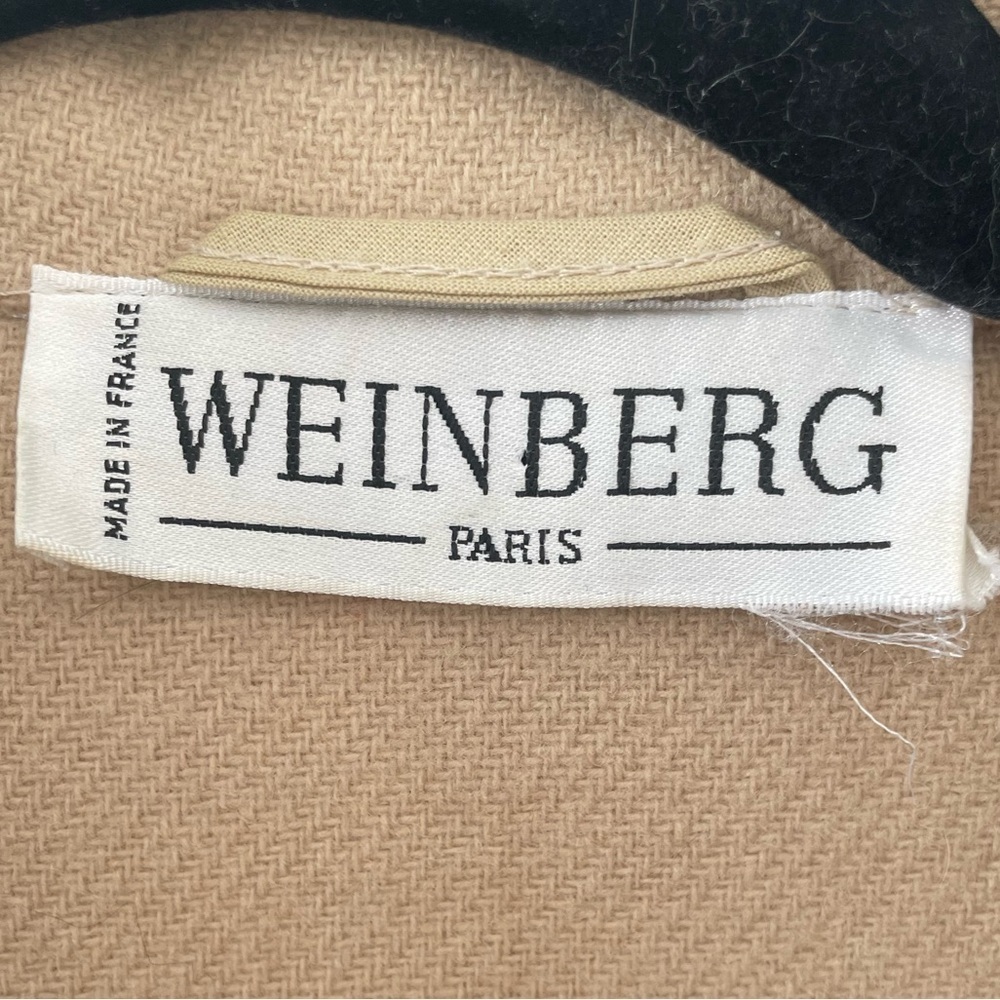 Vintage Size 48 Weinberg Designer Wool 2-Button Blazer Jacket - Picture 4 of 11